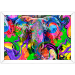 Art Street 11 - Quadro com Moldura - Preto, Marrom, Rústica ou Branco