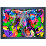 Art Street 11 - Quadro com Moldura - Preto, Marrom, Rústica ou Branco