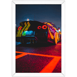 Carro 02 - Quadro com Moldura - Preto, Marrom, Rústica ou Branco