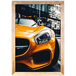 Carro 03 - Quadro com Moldura - Preto, Marrom, Rústica ou Branco