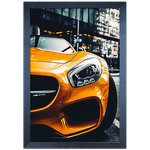 Carro 03 - Quadro com Moldura - Preto, Marrom, Rústica ou Branco