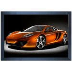 Carro 05 - Quadro com Moldura - Preto, Marrom, Rústica ou Branco