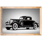 Carro 06 - Quadro com Moldura - Preto, Marrom, Rústica ou Branco