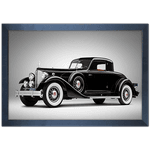 Carro 06 - Quadro com Moldura - Preto, Marrom, Rústica ou Branco