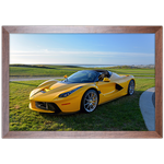 Carro 07 - Quadro com Moldura - Preto, Marrom, Rústica ou Branco