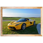 Carro 07 - Quadro com Moldura - Preto, Marrom, Rústica ou Branco