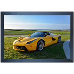 Carro 07 - Quadro com Moldura - Preto, Marrom, Rústica ou Branco