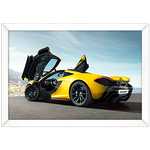 Carro 08 - Quadro com Moldura - Preto, Marrom, Rústica ou Branco