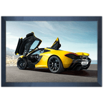 Carro 08 - Quadro com Moldura - Preto, Marrom, Rústica ou Branco