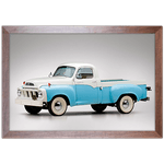 Carro 09 - Quadro com Moldura - Preto, Marrom, Rústica ou Branco