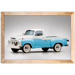 Carro 09 - Quadro com Moldura - Preto, Marrom, Rústica ou Branco