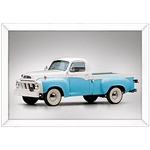 Carro 09 - Quadro com Moldura - Preto, Marrom, Rústica ou Branco