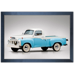 Carro 09 - Quadro com Moldura - Preto, Marrom, Rústica ou Branco