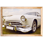 Carro 10 - Quadro com Moldura - Preto, Marrom, Rústica ou Branco