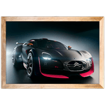 Carro 11 - Quadro com Moldura - Preto, Marrom, Rústica ou Branco