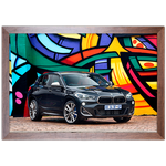 Carro 12 - Quadro com Moldura - Preto, Marrom, Rústica ou Branco