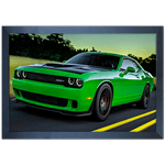 Carro 13 - Quadro com Moldura - Preto, Marrom, Rústica ou Branco