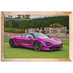 Carro 15 - Quadro com Moldura - Preto, Marrom, Rústica ou Branco