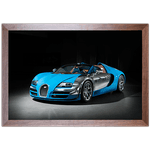 Carro 17 - Quadro com Moldura - Preto, Marrom, Rústica ou Branco