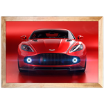 Carro 18 - Quadro com Moldura - Preto, Marrom, Rústica ou Branco