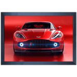 Carro 18 - Quadro com Moldura - Preto, Marrom, Rústica ou Branco