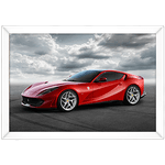 Carro 19 - Quadro com Moldura - Preto, Marrom, Rústica ou Branco