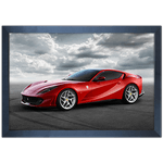 Carro 19 - Quadro com Moldura - Preto, Marrom, Rústica ou Branco