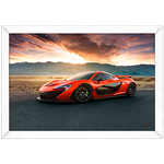 Carro 20 - Quadro com Moldura - Preto, Marrom, Rústica ou Branco