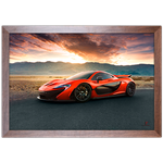 Carro 20 - Quadro com Moldura - Preto, Marrom, Rústica ou Branco