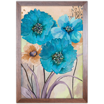 Floral 08 - Quadro com Moldura - Preto, Marrom, Rústica ou Branco