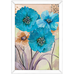 Floral 08 - Quadro com Moldura - Preto, Marrom, Rústica ou Branco