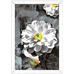 Floral 15 - Quadro com Moldura - Preto, Marrom, Rústica ou Branco