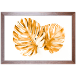 Floral 26 - Quadro com Moldura - Preto, Marrom, Rústico ou Branco