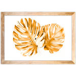 Floral 26 - Quadro com Moldura - Preto, Marrom, Rústico ou Branco
