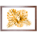 Floral 27 - Quadro com Moldura - Preto, Marrom, Rústico ou Branco