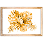 Floral 27 - Quadro com Moldura - Preto, Marrom, Rústico ou Branco