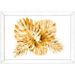 Floral 27 - Quadro com Moldura - Preto, Marrom, Rústico ou Branco