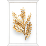 Floral 34 - Quadro com Moldura - Preto, Marrom, Rústico ou Branco