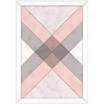 Forma Geométrica 15 - Quadro com Moldura - Preto, Marrom, Rústico ou Branco