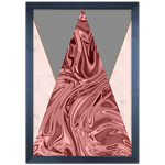 Forma Geométrica 20 - Quadro com Moldura - Preto, Marrom, Rústico ou Branco