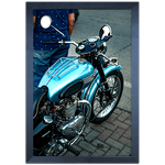 Moto 01 - Quadro com Moldura - Preto, Marrom, Rústico ou Branco