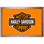 Moto 03 - Quadro com Moldura - Preto, Marrom, Rústico ou Branco