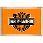 Moto 03 - Quadro com Moldura - Preto, Marrom, Rústico ou Branco