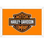 Moto 03 - Quadro com Moldura - Preto, Marrom, Rústico ou Branco