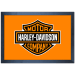 Moto 03 - Quadro com Moldura - Preto, Marrom, Rústico ou Branco