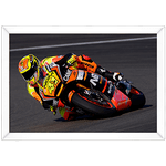 Moto 07 - Quadro com Moldura - Preto, Marrom, Rústico ou Branco