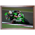 Moto 08 - Quadro com Moldura - Preto, Marrom, Rústico ou Branco