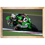 Moto 08 - Quadro com Moldura - Preto, Marrom, Rústico ou Branco