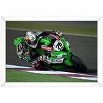 Moto 08 - Quadro com Moldura - Preto, Marrom, Rústico ou Branco