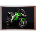 Moto 12 - Quadro com Moldura - Preto, Marrom, Rústico ou Branco